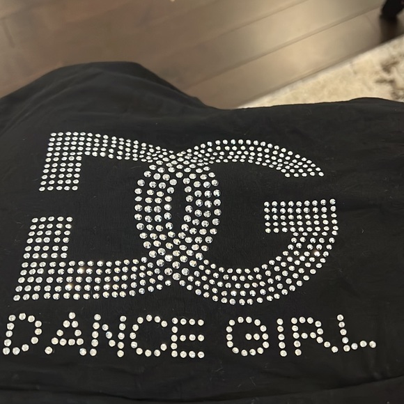 Funky Diva Girls Black Dance Hoodie NWT Size Large - Picture 6 of 6